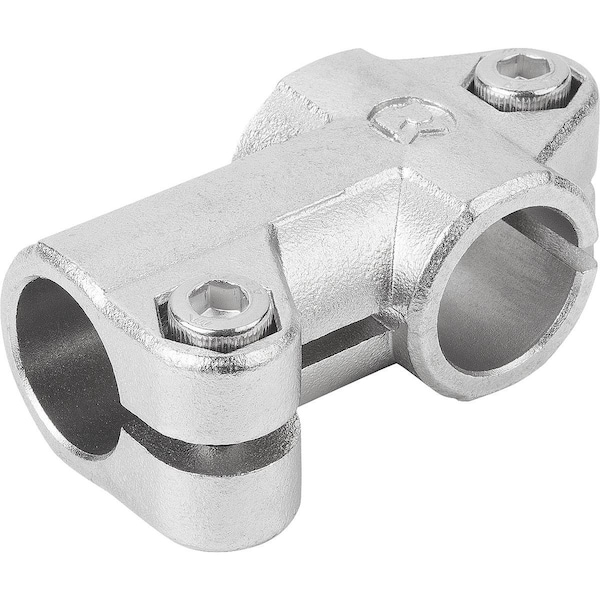 Tube Clamp 3-Way Flat, Form:A Stainless Steel, For Rnd. Tubes, A=12, 1, B=12, 1